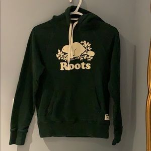 Dark green roots hoodie